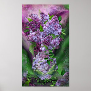 Poster Lilacs Dans Lilac Vase Poster/Imprimer