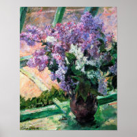 Lilacs dans une fenêtre, Mary Cassatt