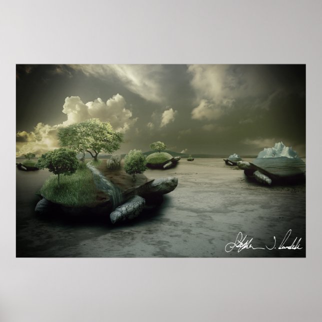 Poster L'île aux tortues (Devant)