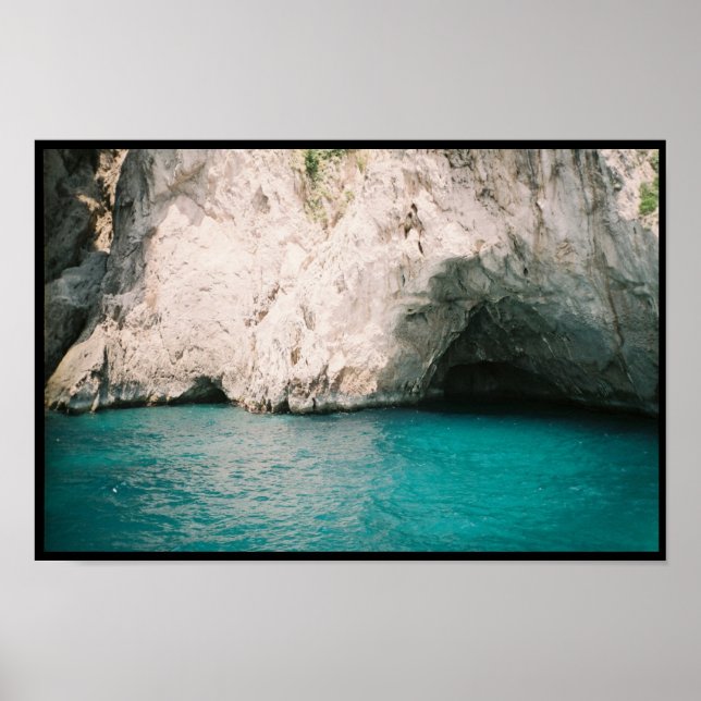 Poster L'île de Capri Grotto Bleu (Devant)