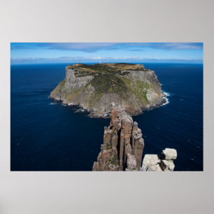 Poster L'île de Tasman depuis la lame, Tasmanie