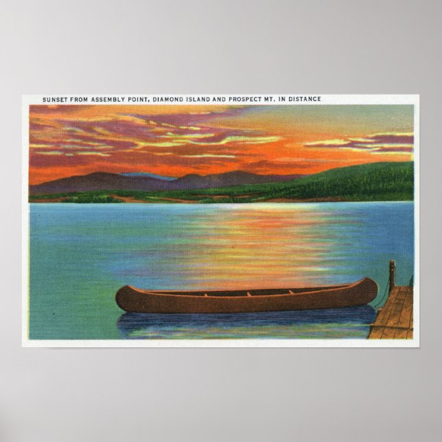 Poster L'île Diamond, le Mont Prospect (Devant)
