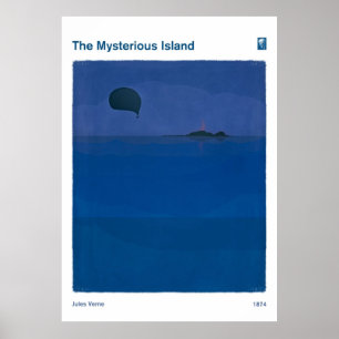 Poster L'île mystérieuse de Jules Verne