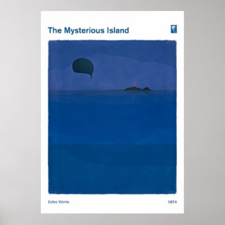 Poster L'île mystérieuse de Jules Verne