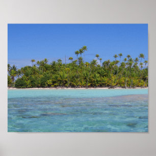 Poster L'île tropicale de Rangiroa