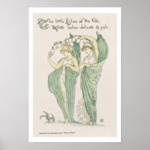 Poster Lilies of the Vale, from Flora's Feast, 1901