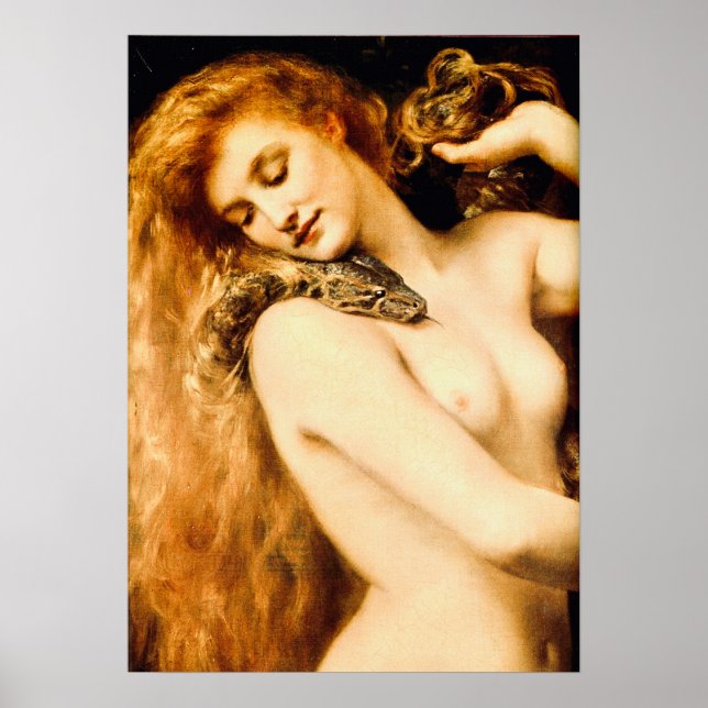 Poster Lilith par John Collier (Devant)