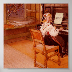 Poster Lillanna jouant Mozart