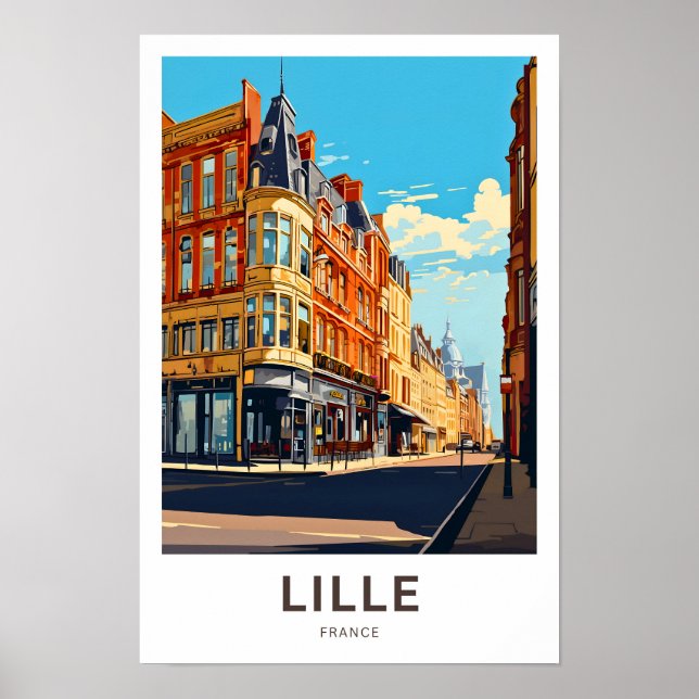 Poster Lille France Imprimer (Devant)