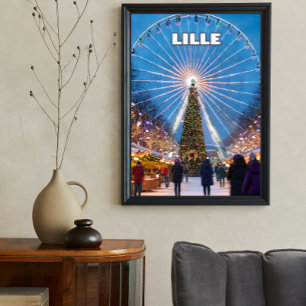 Poster Lille’s Festive Glow: A Magical Christmas Market