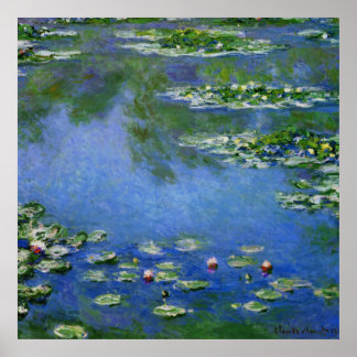 Poster Lillies d'eau Monet