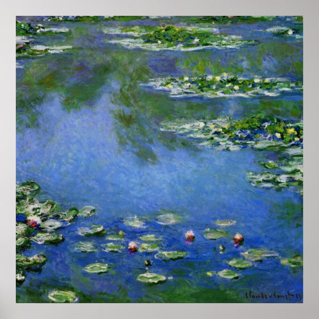 Poster Lillies d'eau Monet (Devant)
