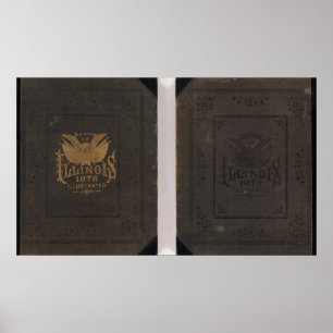 Poster L'Illinois, atlas de l'état