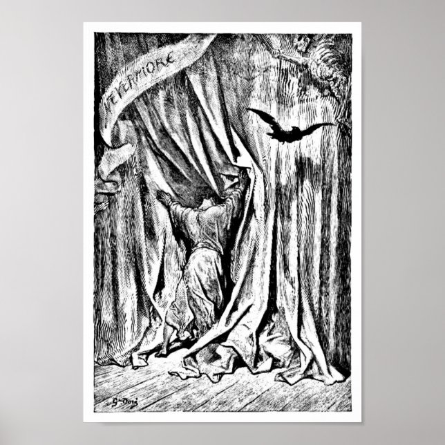 Poster L'illustration de Raven Nevermore (Devant)