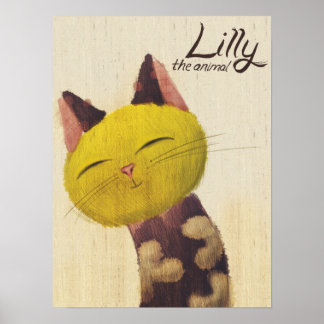 Poster Lilly L'affiche du chat