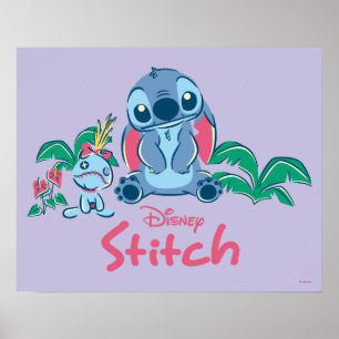 Poster Lilo & Stich   Stitch & Scrump