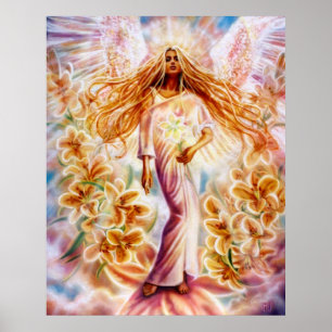 Poster Lily Angel par Lisa Iris