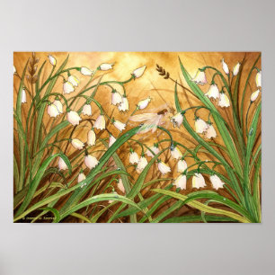 Poster Lily de la Vallée