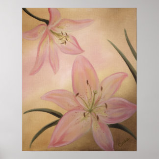 Poster Lily Flowers