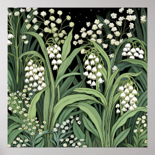 Poster Lily of the Valley Art Imprimer