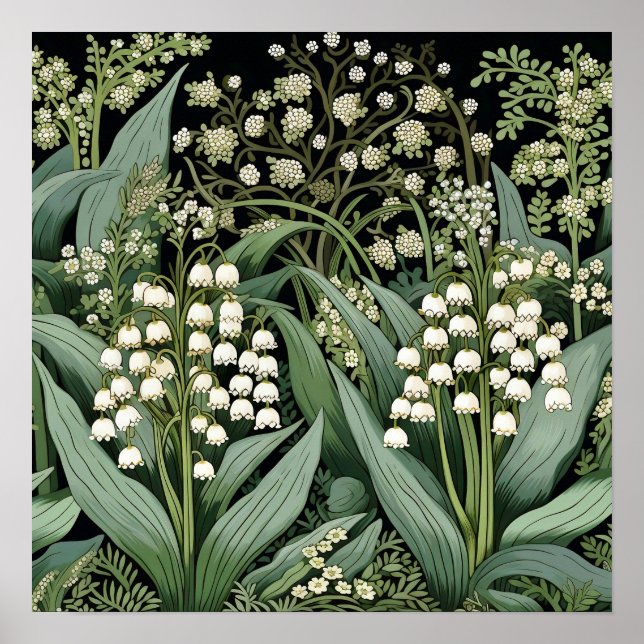 Poster Lily of the Valley Art Imprimer (Devant)