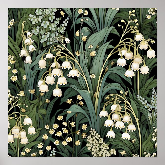 Poster Lily of the Valley Art Imprimer (Devant)