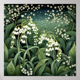 Poster Lily of the Valley Art Imprimer
