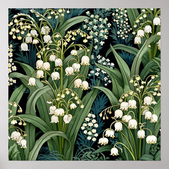 Poster Lily of the Valley Art Imprimer (Devant)