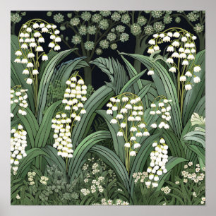 Poster Lily of the Valley Art Imprimer