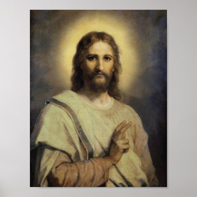 Poster L'image du Seigneur - Heinrich Hofmann (Devant)