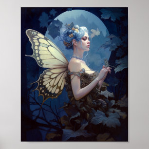 Poster L'Imaginaire Fairy Bois Bleu