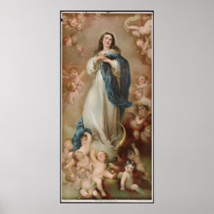 Poster L'Immaculée conception par la lithographie américa