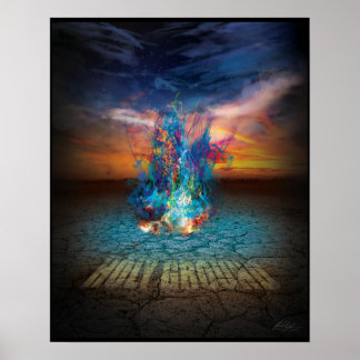 Poster L'impression Burning Bush Canvas