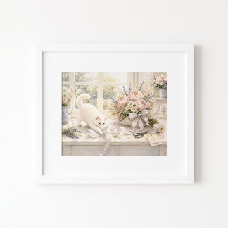 Poster L'impression d'art aquarelle Le Voleur de Ruban