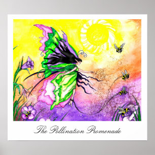 Poster L'impression d'art Promenade de la pollinisation