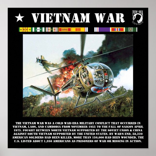 Poster L'impression de la guerre du Vietnam (Devant)