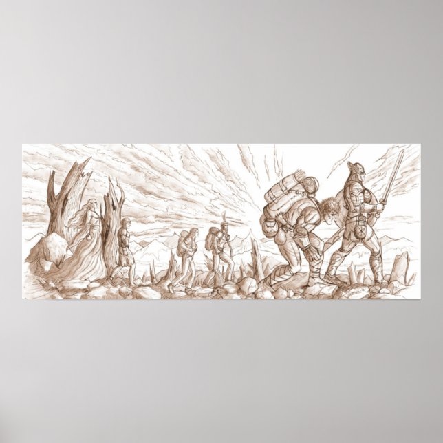 Poster L'impression de recherche (taille personnalisable) (Devant)