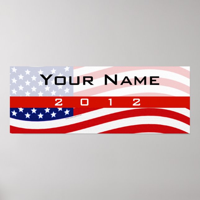 Poster L'impression des signes de campagne politique, les (Devant)