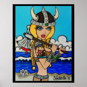 Poster L'impression "Viking" de Skinderella