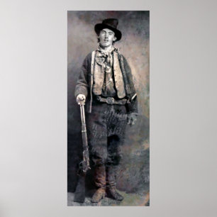 Poster L'impressionniste numérique BILLY the KID