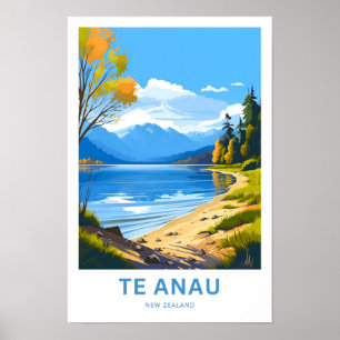 Poster L'Imprimé Voyage de l'Anau Nouvelle-Zélande