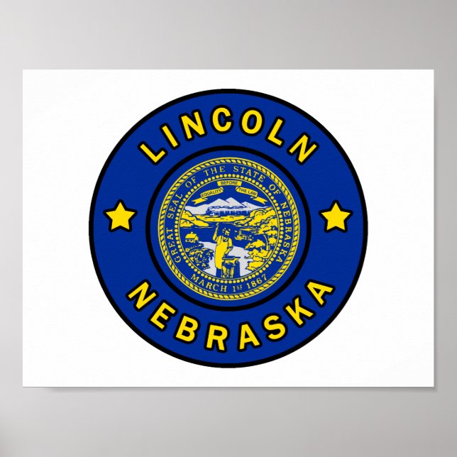 Poster Lincoln Nebraska (Devant)