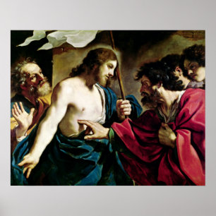 Poster L'incrédulité de St Thomas