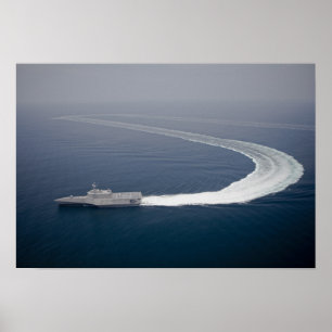 Poster L'indépendance littorale 2 de bateau de combat