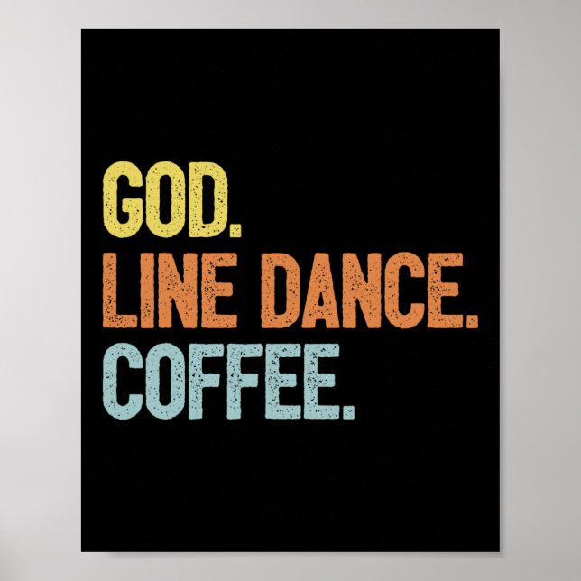 Poster Line Dancer Dit Line Dance (Devant)