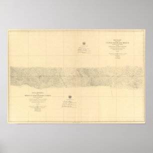 Poster Linea Divisoria Entre Mexique 8