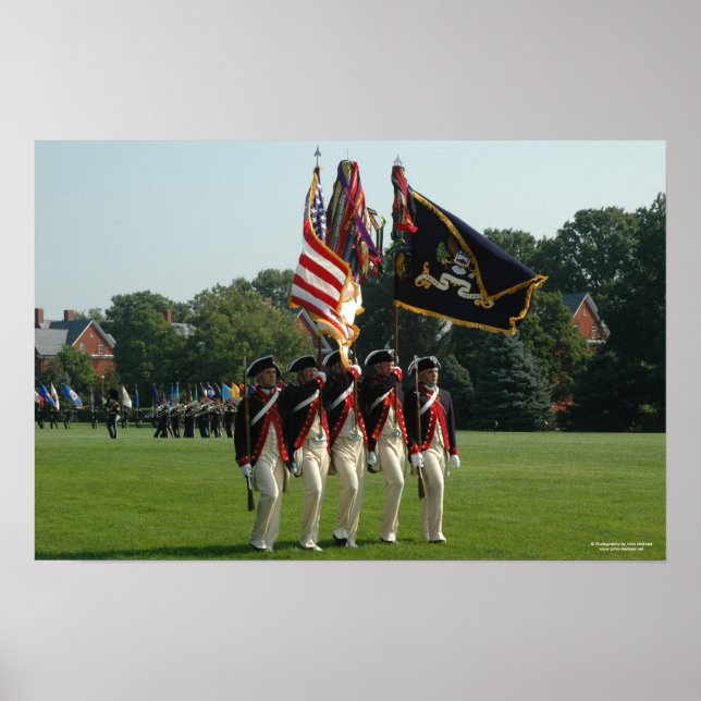 Poster L'infanterie 3d de l'Armée - La Garde de couleur c (Devant)