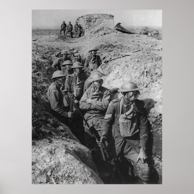 Poster L'infanterie australienne porte un petit appareil  (Devant)