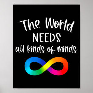 Poster L'infini Le Monde A Besoin De Toutes Sortes D'espr
