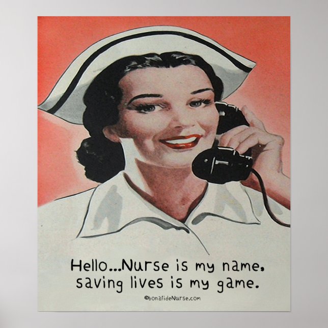 Poster L'infirmière est mon nom (Devant)